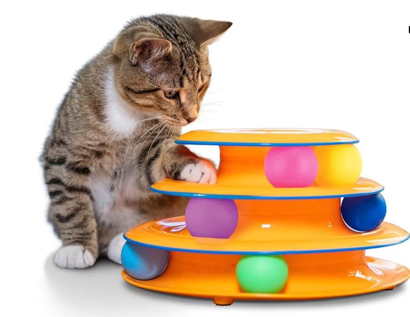PetStages Tower of Tracks Cat Toy