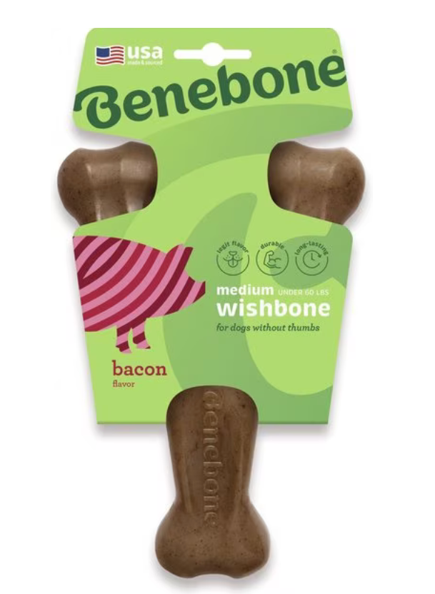 Benebone Wishbone Chew Bacon Flavor – Healthy Pet Austin