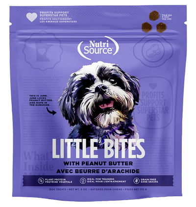 Nutri Source Little Bites Grain Free Peanut Butter 6 oz Nutri Source Little Bites Grain Free Peanut Butter 6 oz