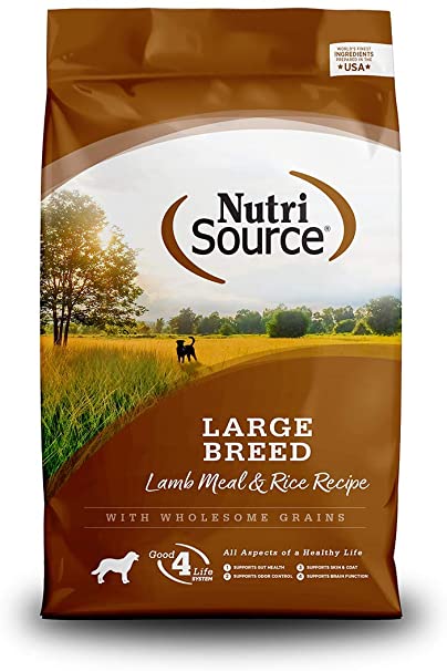 Nutri Source Large Breed Lamb & Rice 26 Lb.