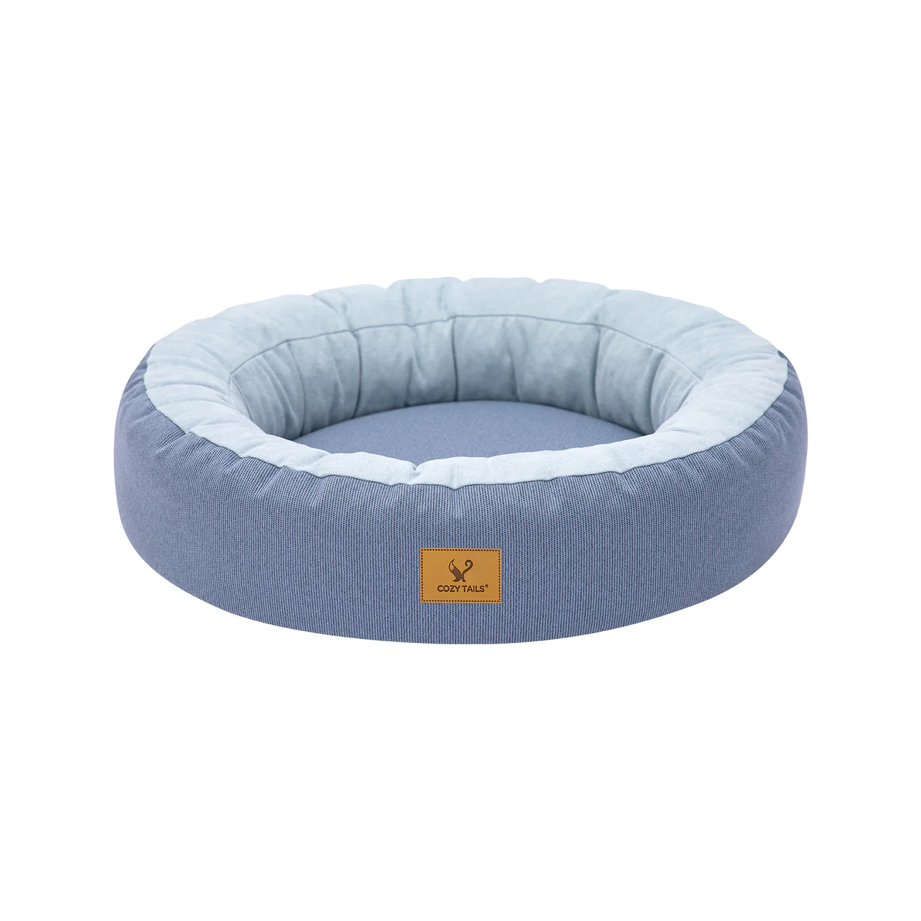 Cozy Tails Donut Pet Sofa with Cooling Gel Pad Cushion