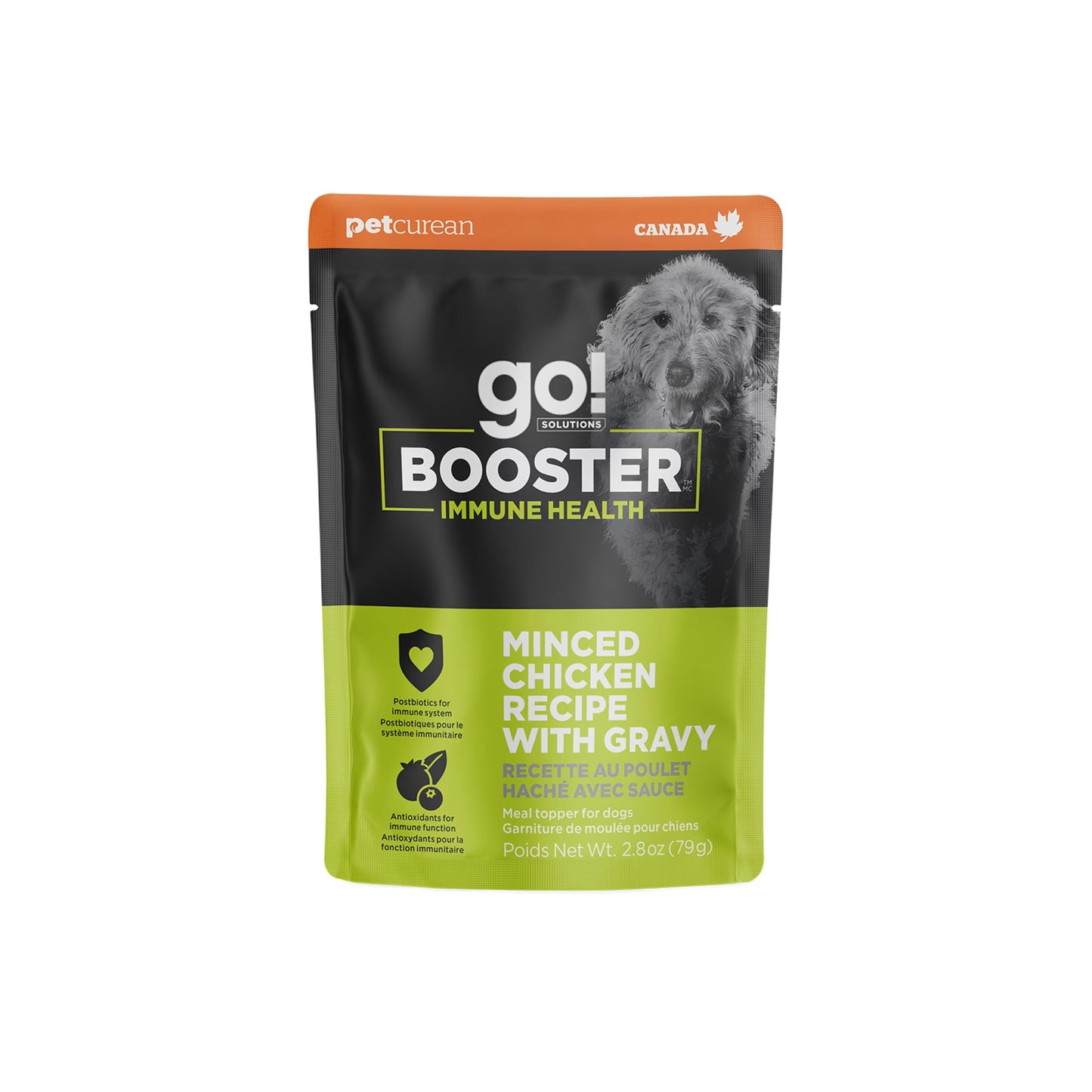 Go! Solutions Dog Booster Immune Health Chicken & Gravy Minced