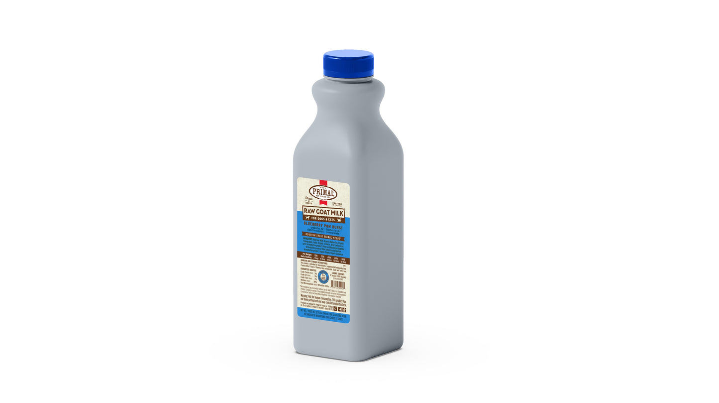 Primal Blueberry Pom-Burst Goat Milk 1 qt.
