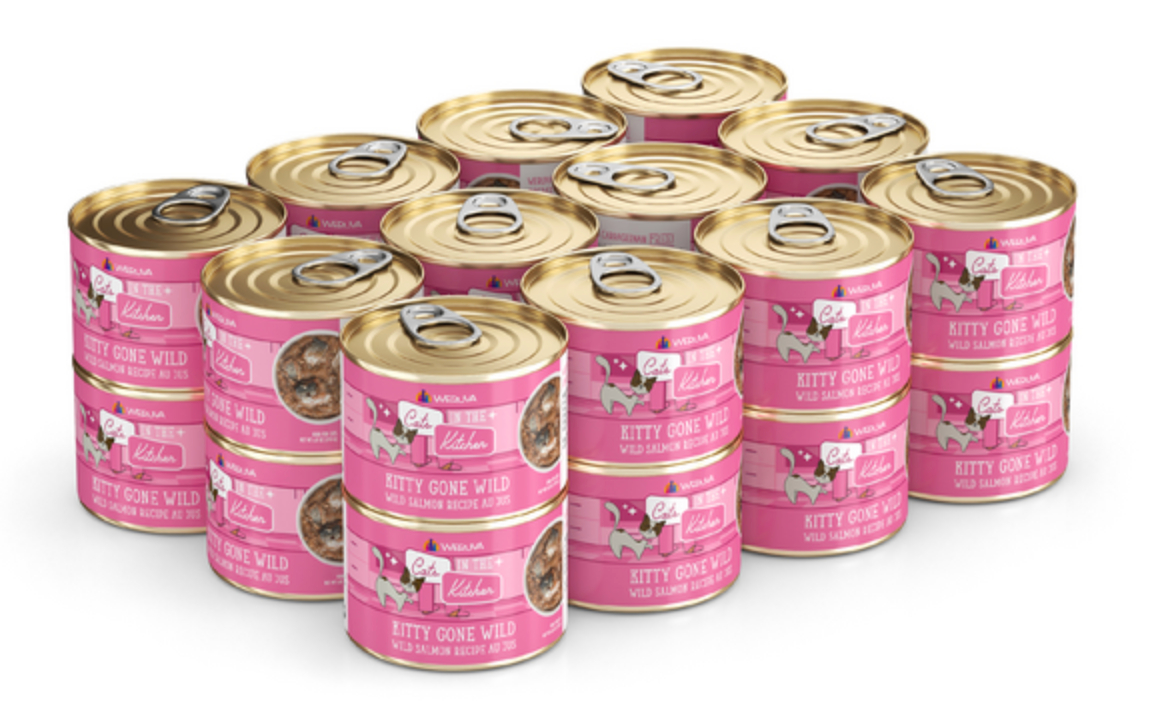 Weruva Cats in the Kitchen Kitty Gone Wild Salmon Au Jus