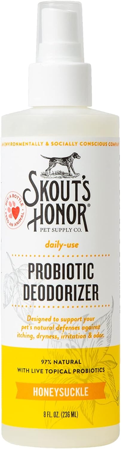 Skout's Honor Dog Probiotic Daily Use Honeysuckle Deodorizer 8 oz