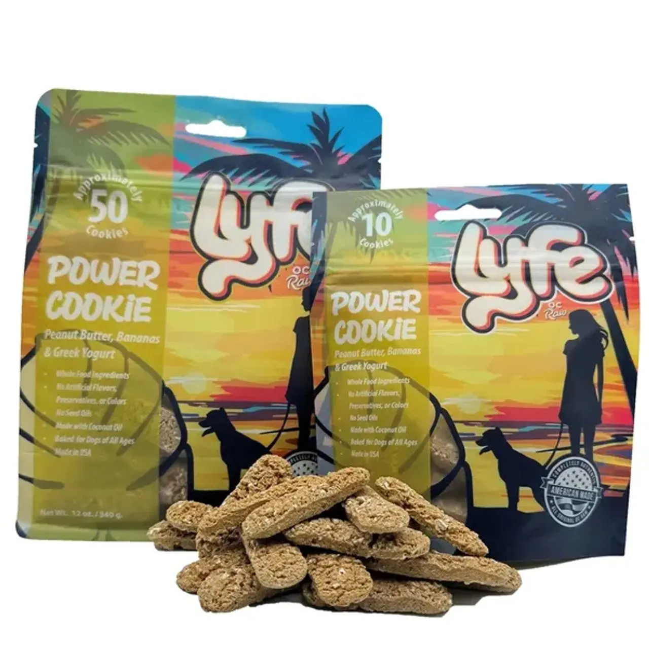 OC Raw Lyfe Power Cookie PB, Banana & Greek Yogurt