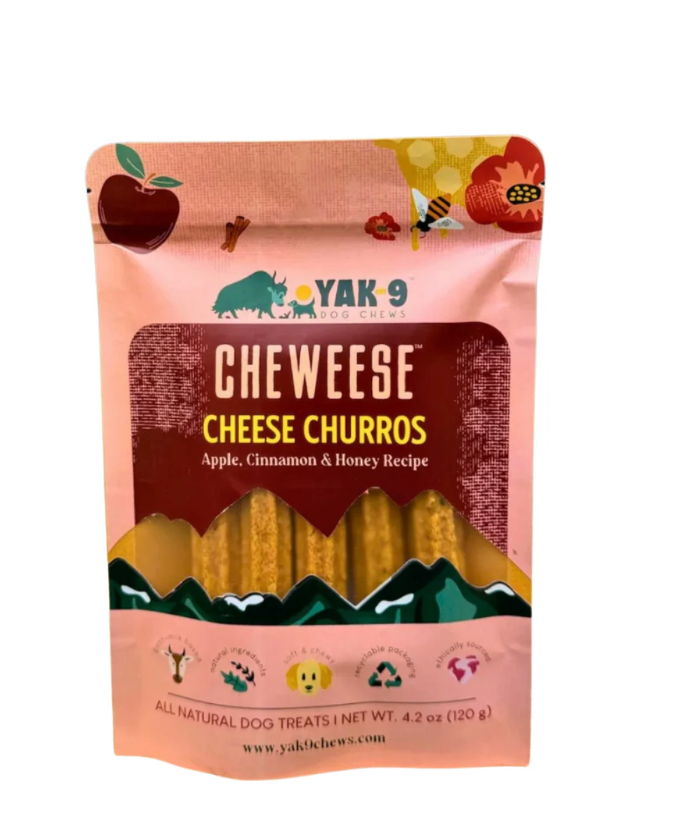 Yak-9 Cheweese Apple, Cinnamon & Honey Churros 5 ct