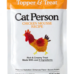 Cat Person Chicken Mousse Topper & Treat