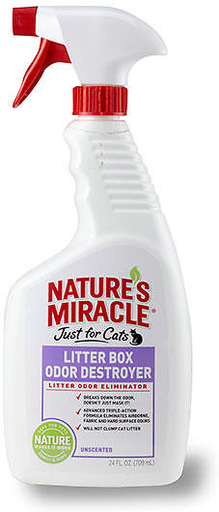 Nature's Miracle Just for Cats Litter Box Odor Destroyer 24 oz.