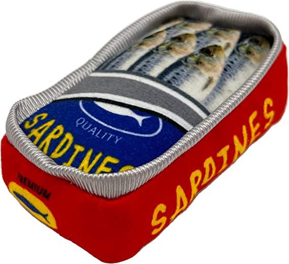 Huxley & Kent Organic Catnip Sardine Tin Toy
