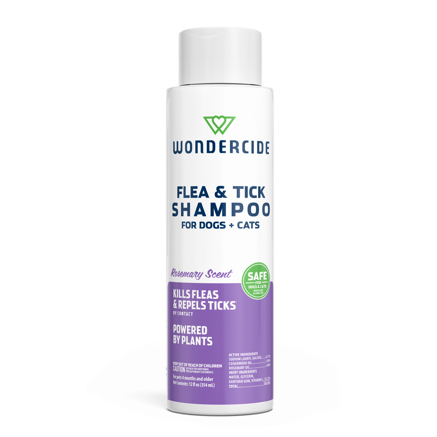 Wondercide Flea & Tick Rosemary Shampoo 12 oz