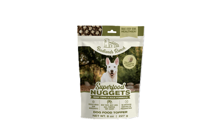 Badlands Ranch Superfood Nuggets Beef Tripe & Kale Topper 8 oz