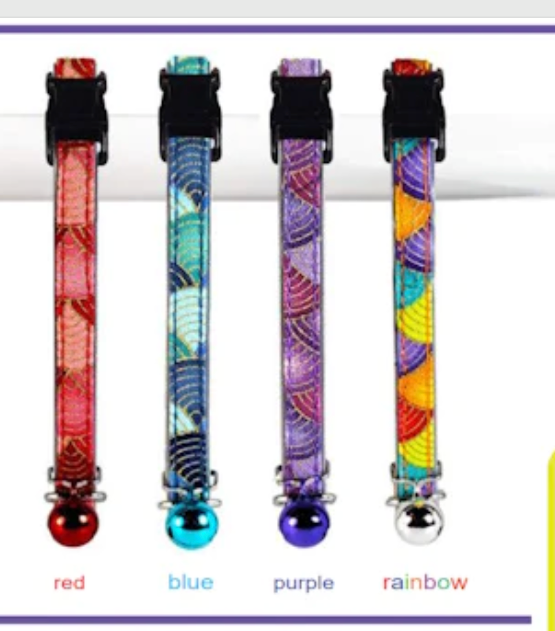 Goli Design Nami Reflective Cat Collar