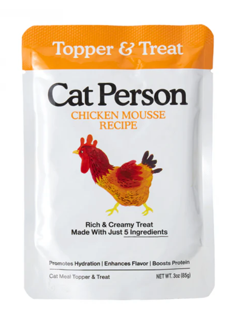Cat Person Chicken Mousse Topper & Treat