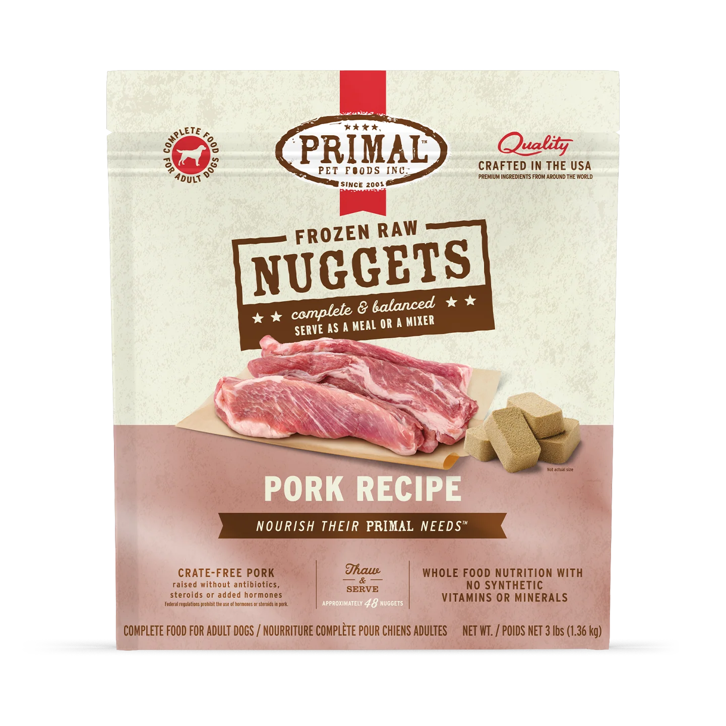 Primal Raw Frozen Pork Formula