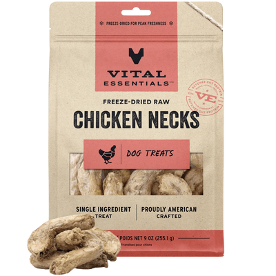 Vital Essentials Freeze Dried Chicken Neck 9 oz. Vital Essentials Freeze Dried Chicken Neck 9 oz.
