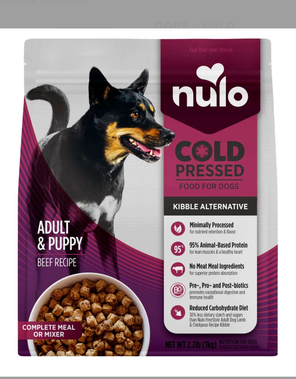 Nulo Cold Pressed Beef Recipe