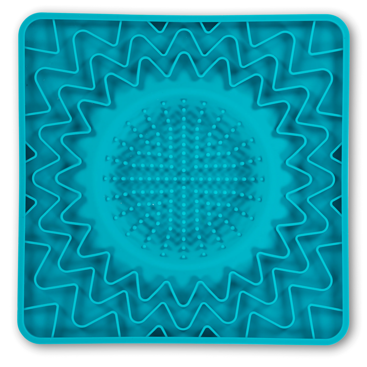 Messy Mutts Framed Spill Resistant Silicone Lick Bowl Mat