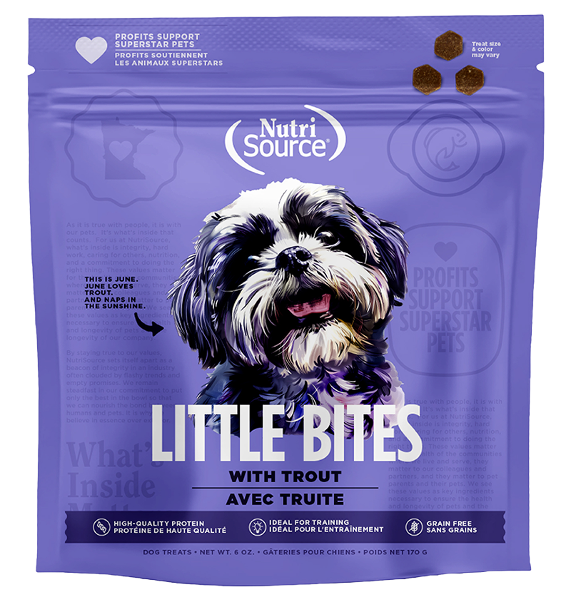 Nutri Source Little Bites Grain Free Trout 6 oz
