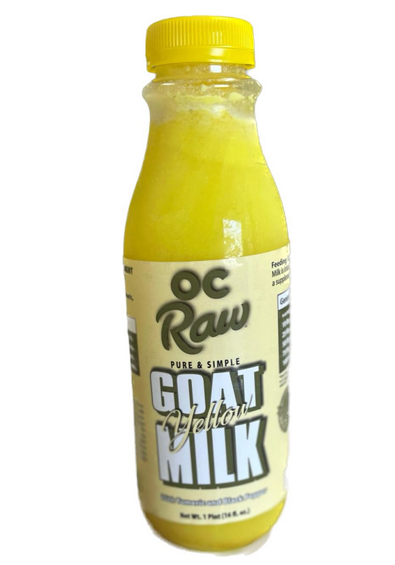 OC Raw Pure & Simple Goat Milk with Tumeric & Black Pepper