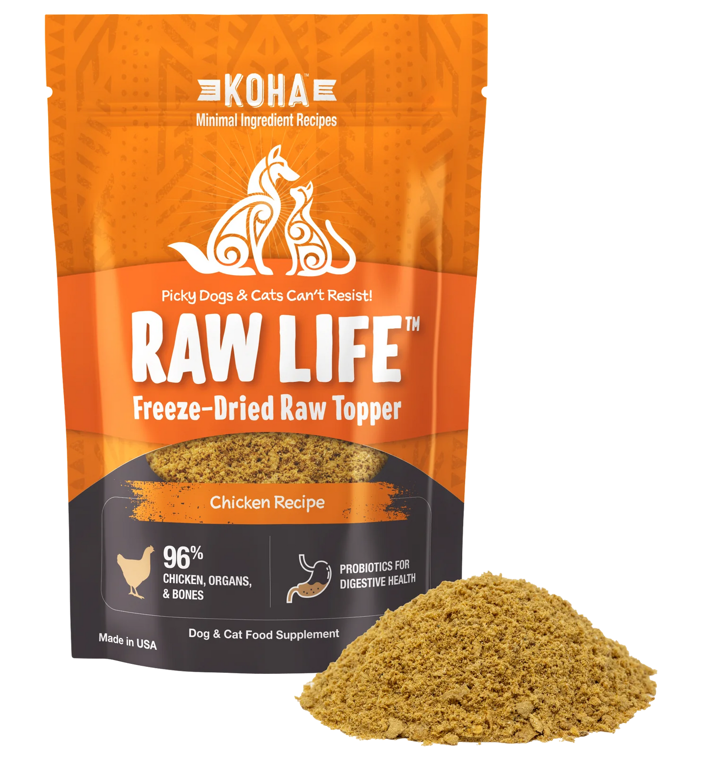 Koha Raw Life Freeze Dried Chicken Topper