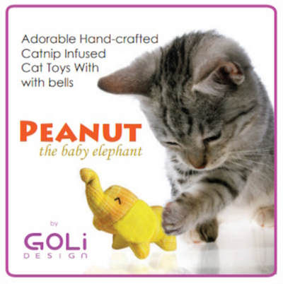 Goli Peanut The Baby Elephant Cat Toy Goli Peanut The Baby Elephant Cat Toy