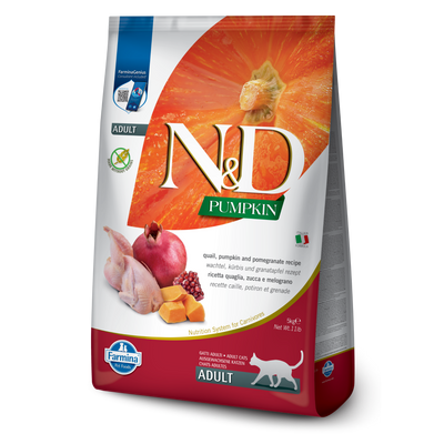 Farmina Cat N&D Pumpkin & Quail 3.3 Lb. Farmina Cat N&D Pumpkin & Quail 3.3 Lb.