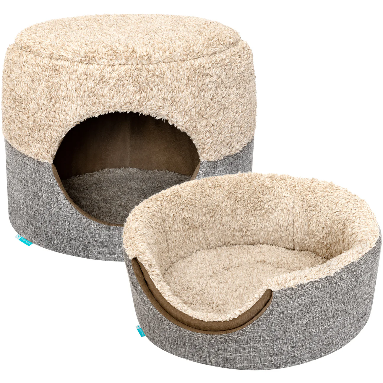 Cozy Tails 2-In-1 Pet Cuddler Bed