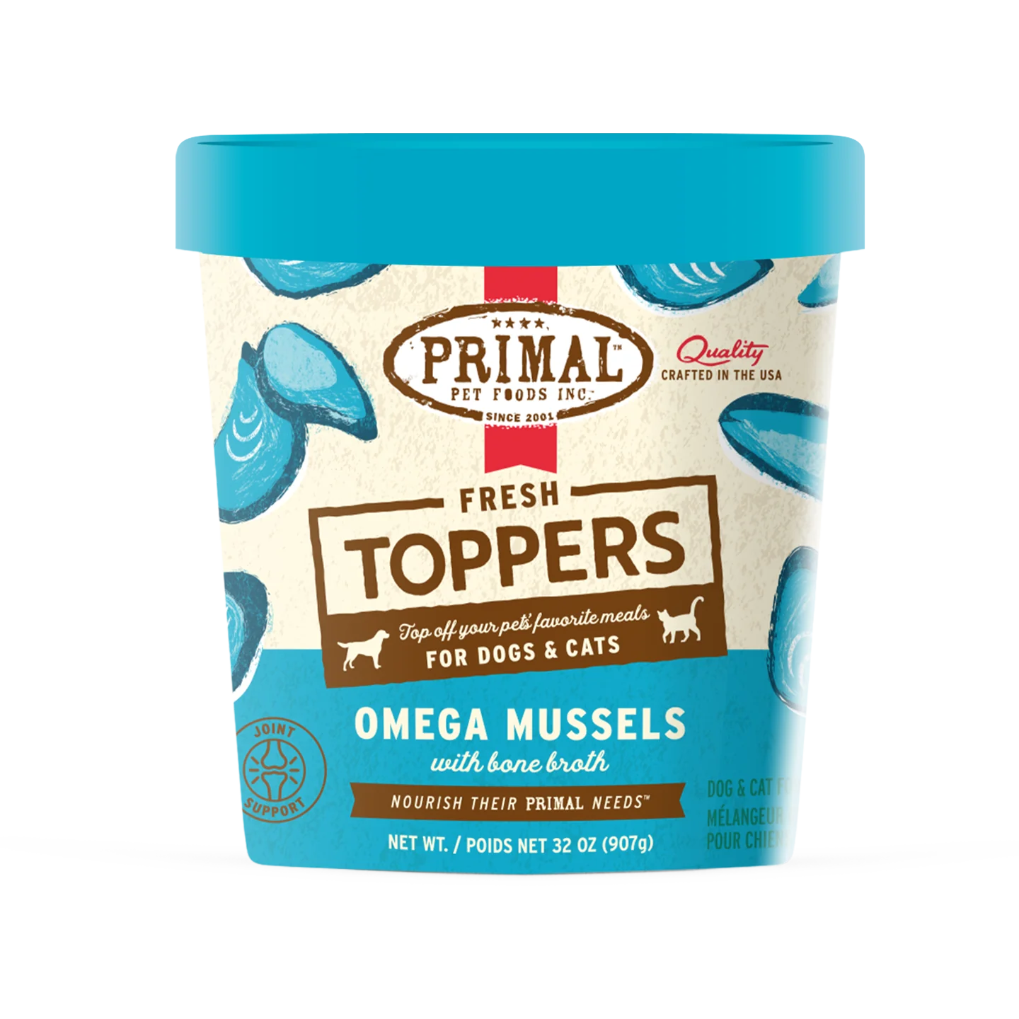 Primal Fresh Topper Omega Mussel
