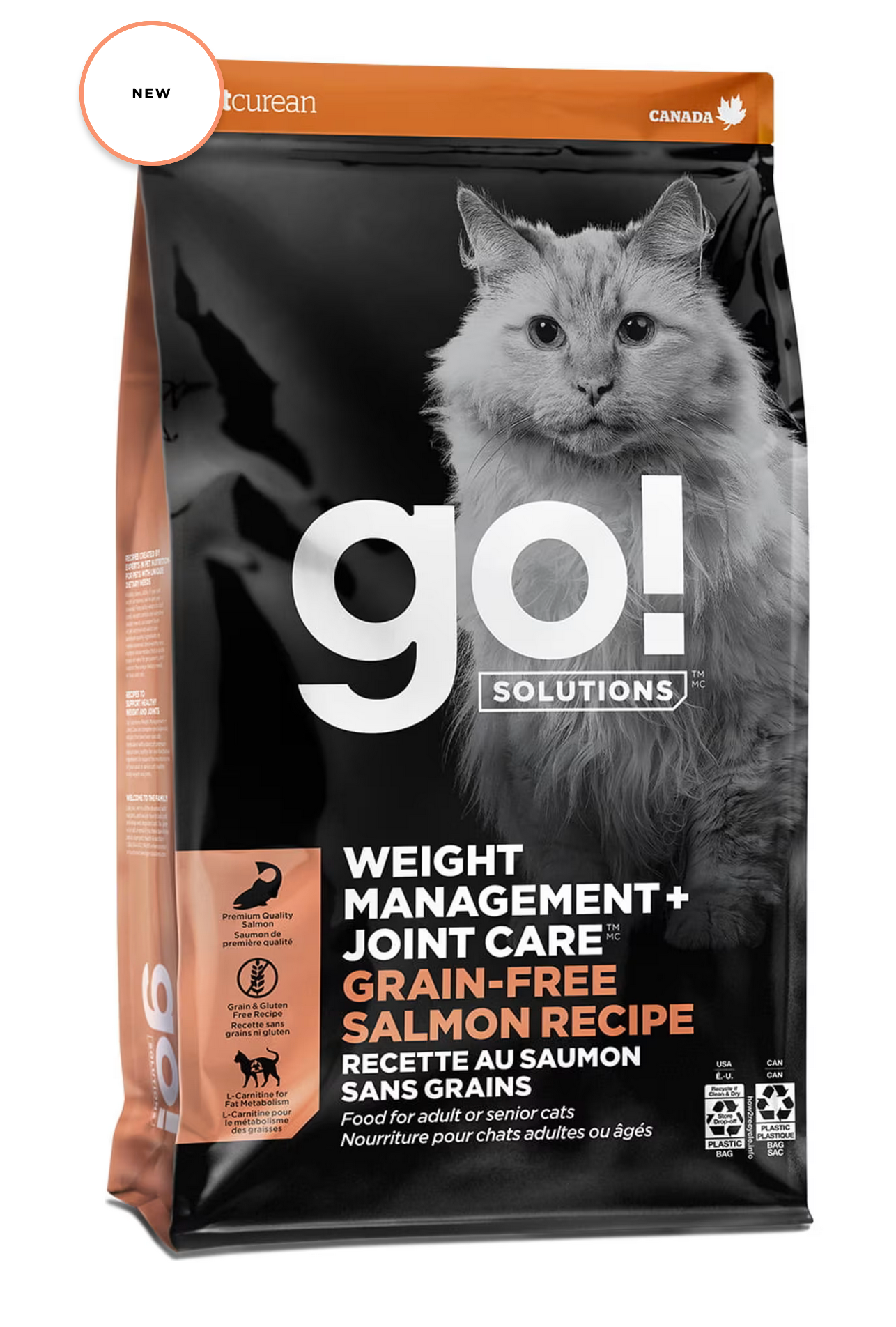 Go! Solutions Weight Management Joint Care Grain Free Cat Salmon