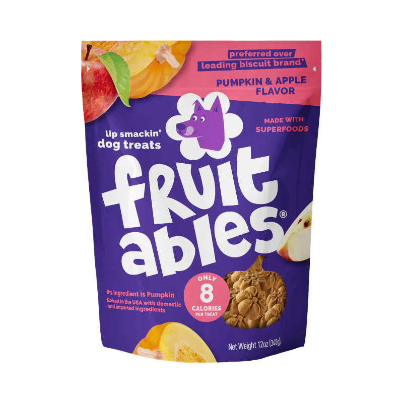 Fruitables Baked Pumpkin & Apple Flavor Treats 7 oz.