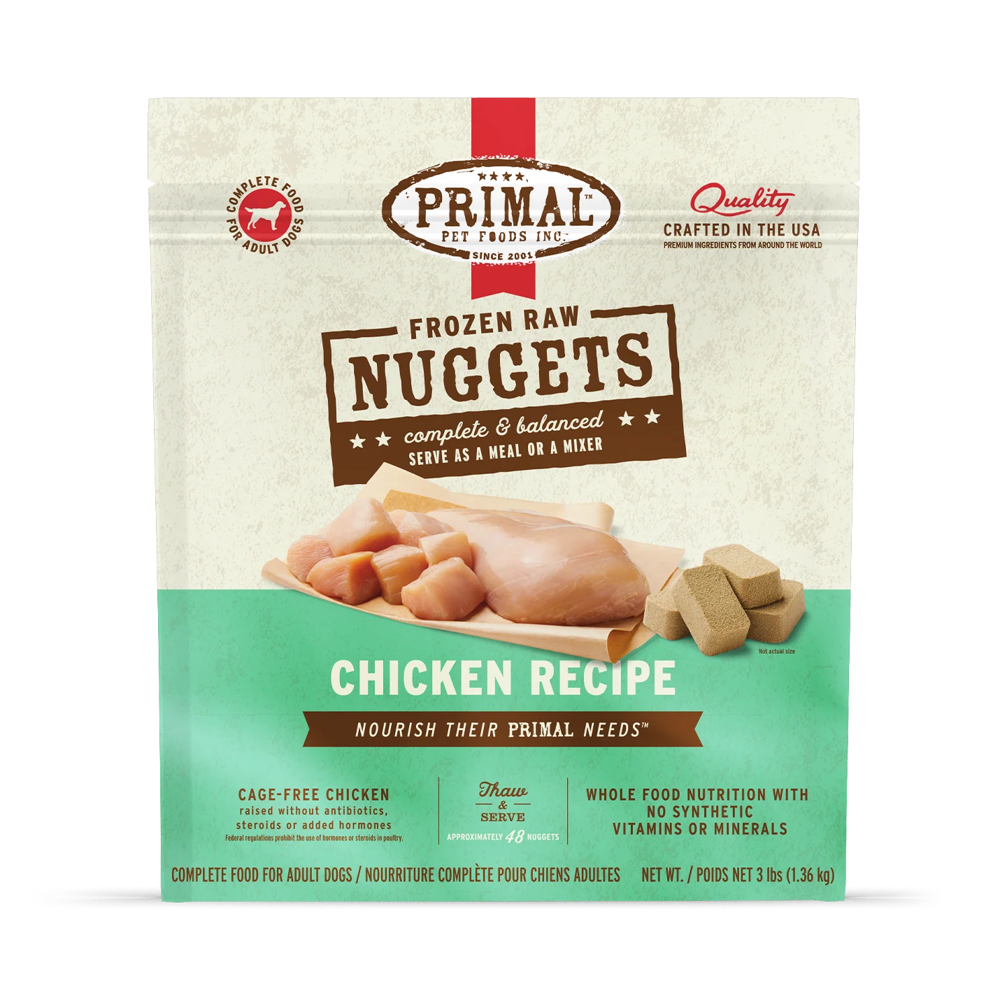 Primal Raw Frozen Chicken Formula