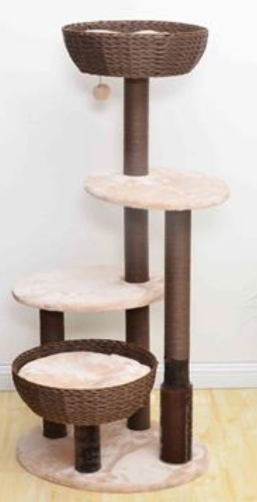 Petpals Pharaoh Handwoven Eco-Friendly Large Cat Tower