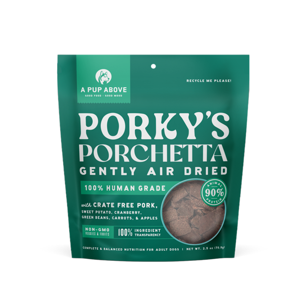 A Pup Above Air Dried Porky's Porchetta