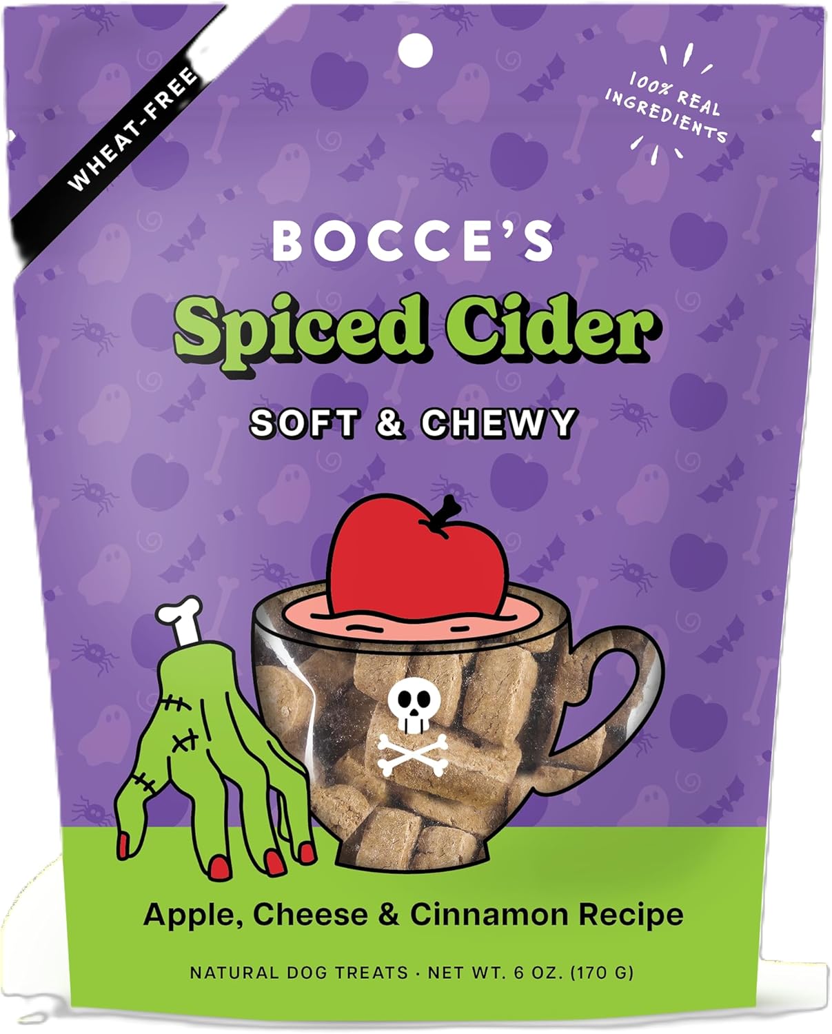 Bocce Spiced Cider Soft & Chewy Apple, Cheese & Cinnamon 6 oz