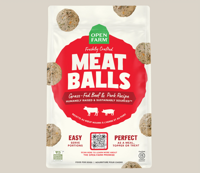 Open Farm Grass-Fed Beef & Pork Homestyle Meatballs Open Farm Grass-Fed Beef & Pork Homestyle Meatballs