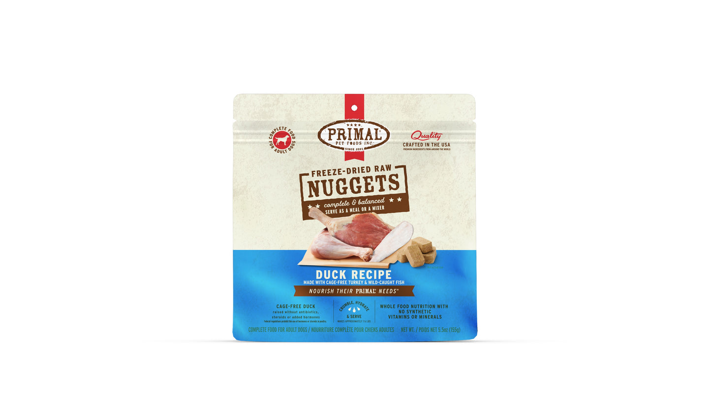 Primal Freeze-Dried  Duck, Turkey & Fish Formula