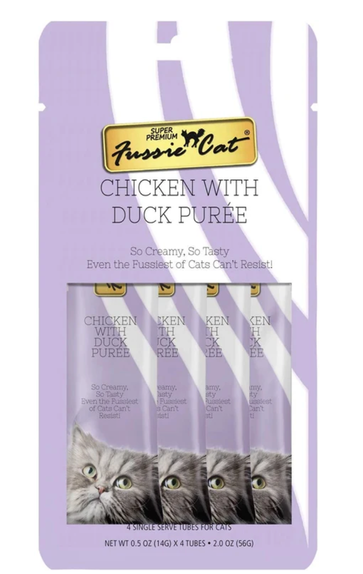Fussie Cat Chicken With Duck Puree