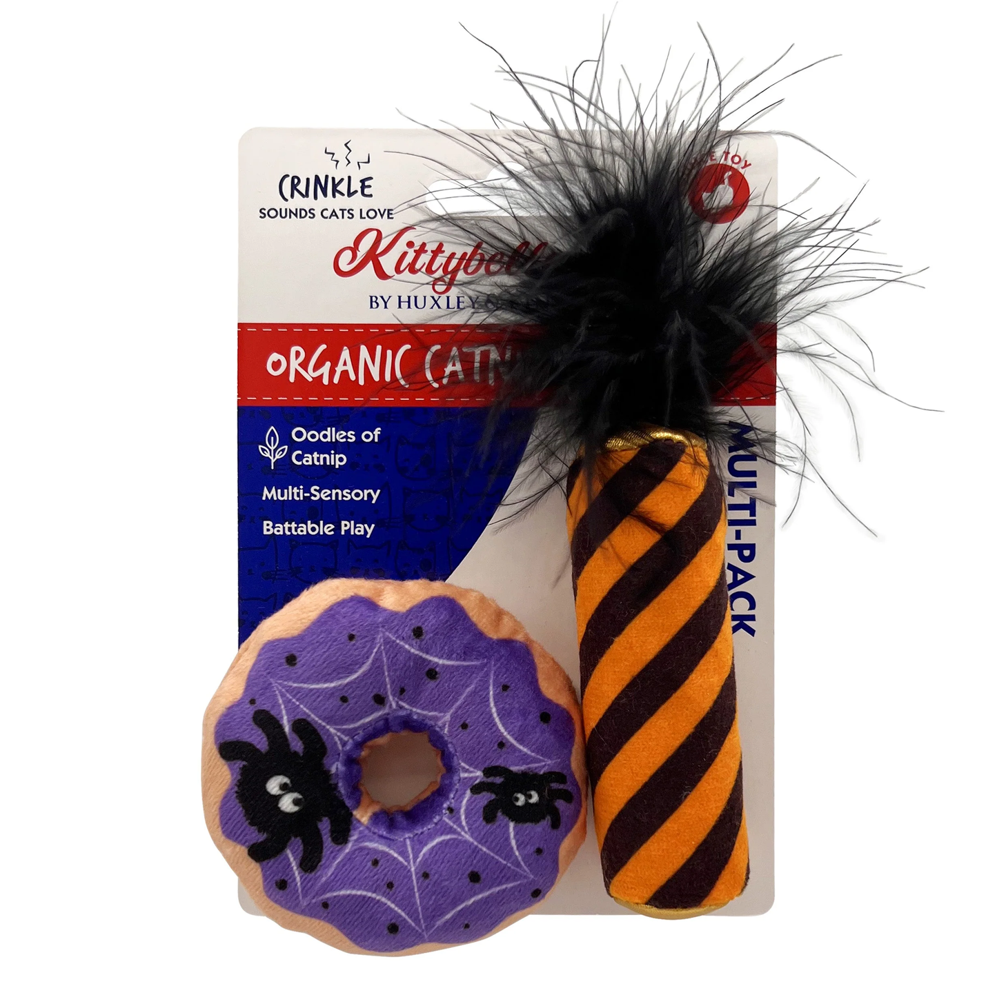 Huxley & Kent Spider Web Donut & Black Flame Candle Cat 2 pk
