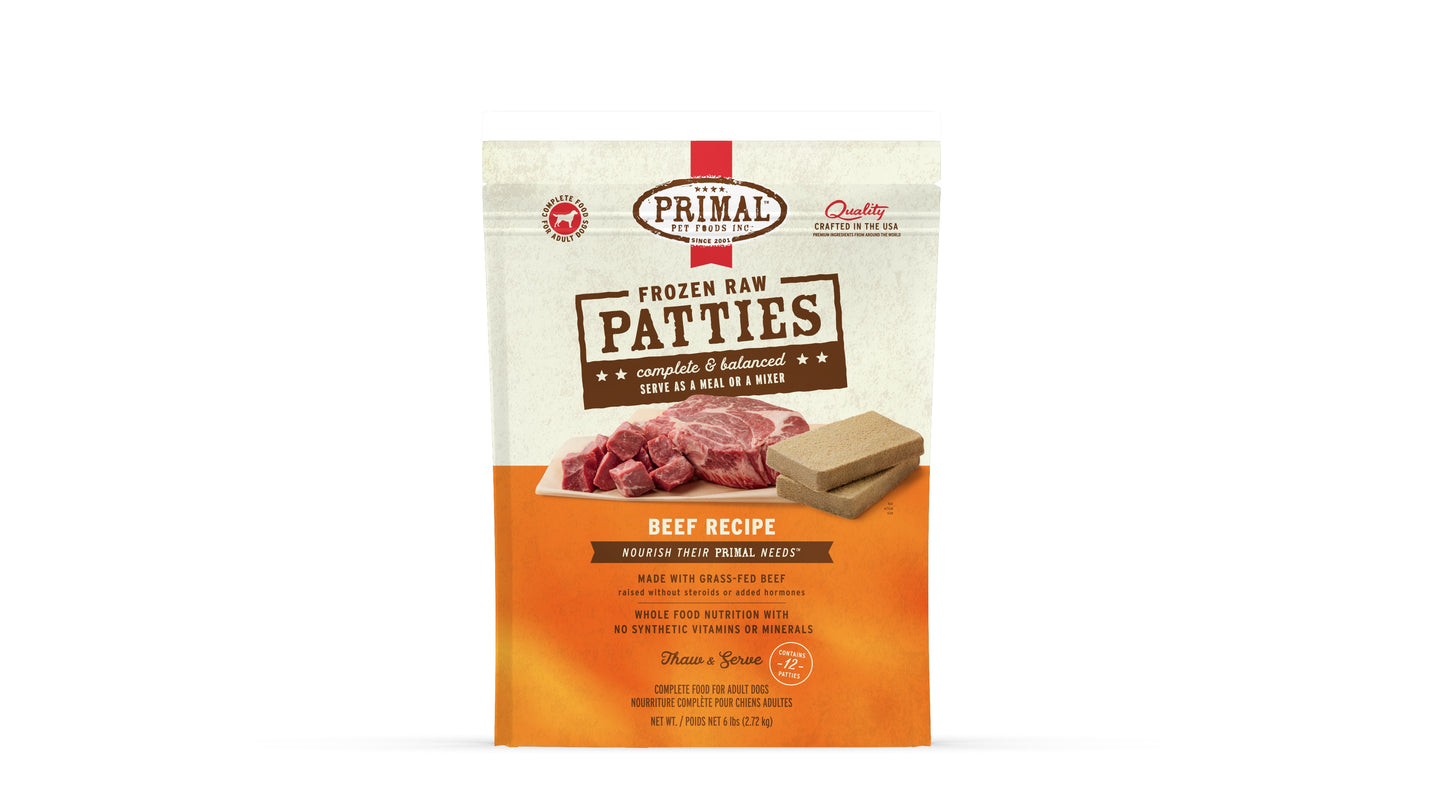 Primal Raw Frozen Beef Formula