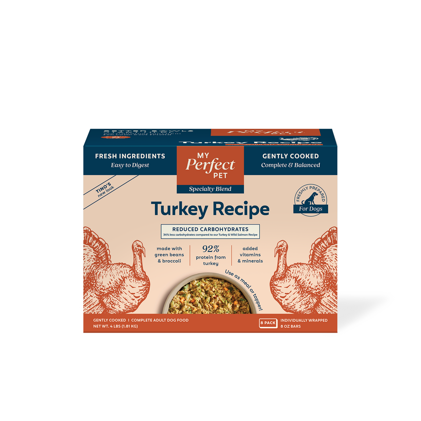 My Perfect Pet Low Glycemic Tino's Turkey