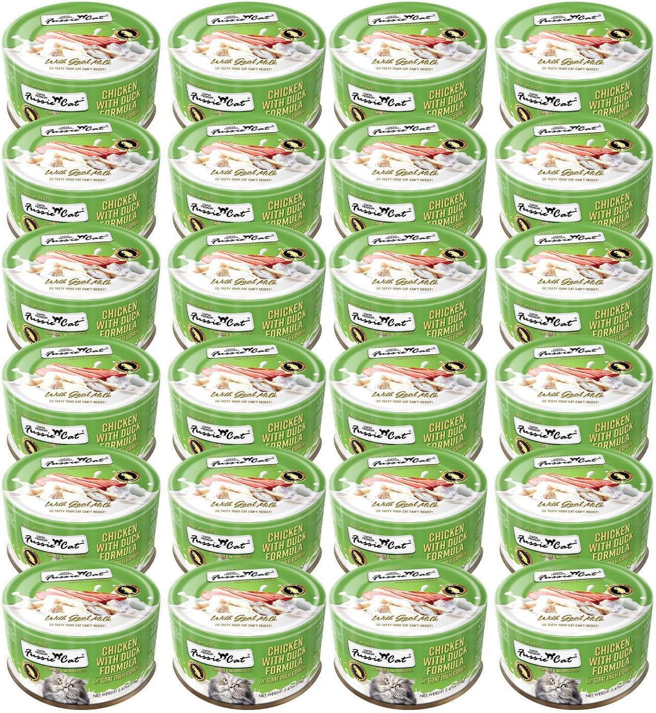 Fussie Cat Premium Chicken With Duck In Goat Milk Gravy