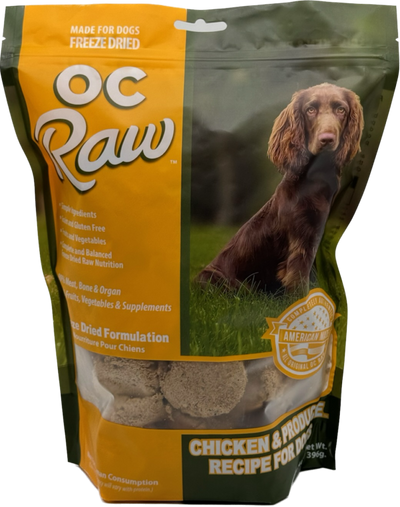 OC Raw Freeze Dried Chicken & Produce Sliders 14 oz. OC Raw Freeze Dried Chicken & Produce Sliders 14 oz.