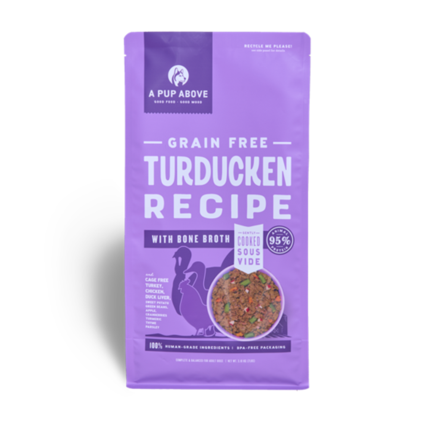 A Pup Above Frozen Turducken