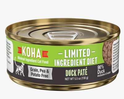 Koha Cat Limited Ingredient Duck Pate Koha Cat Limited Ingredient Duck Pate