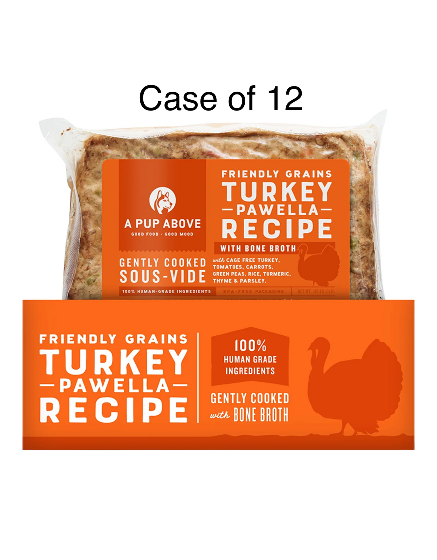 A Pup Above Frozen Turkey Pawella