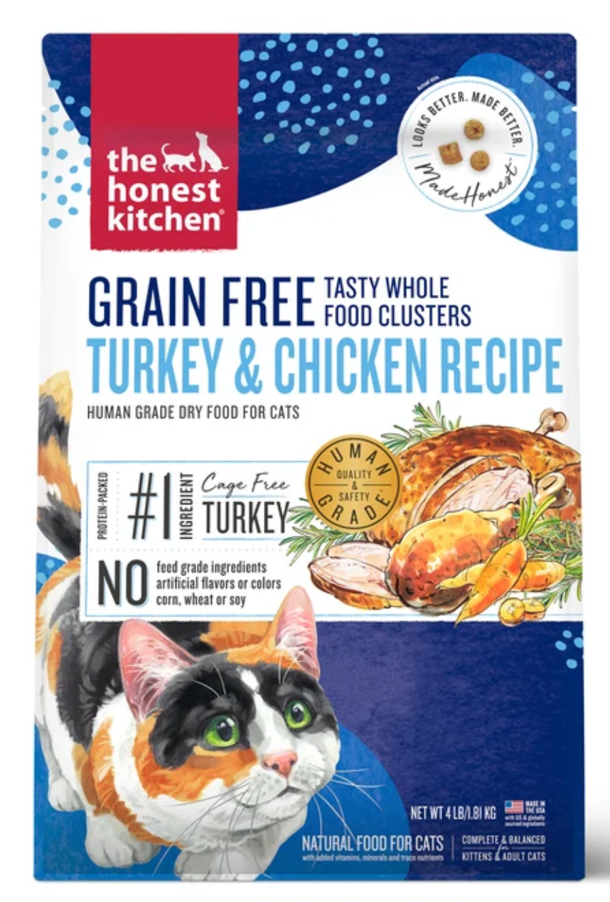 Honest Kitchen Cat Clusters Turkey & Chicken