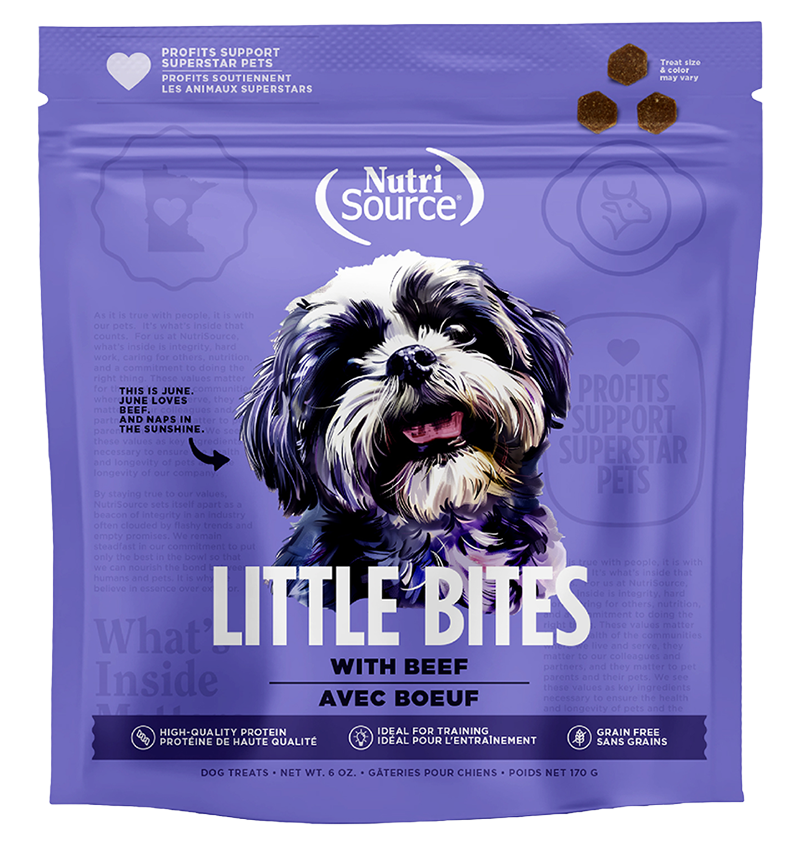 Nutri Source Little Bites Grain Free Beef 6 oz