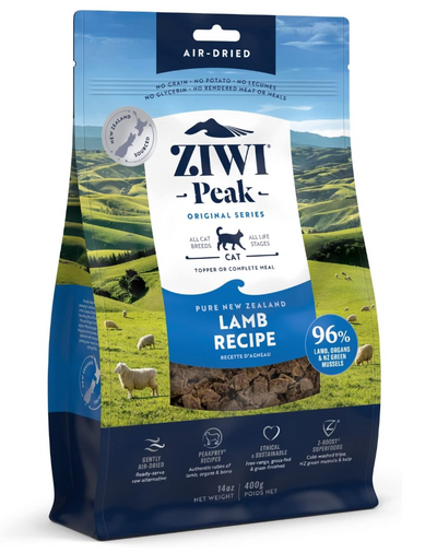 Ziwi Peak Air Dried Grain Free Cat Lamb 14 oz. Ziwi Peak Air Dried Grain Free Cat Lamb 14 oz.