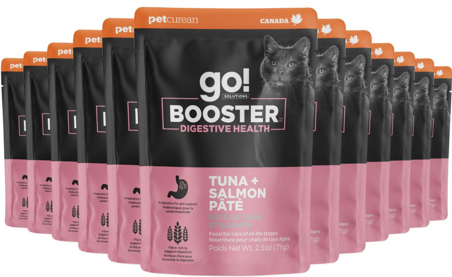 Go! Solutions Cat Booster Digestive Health Tuna + Salmon Pate